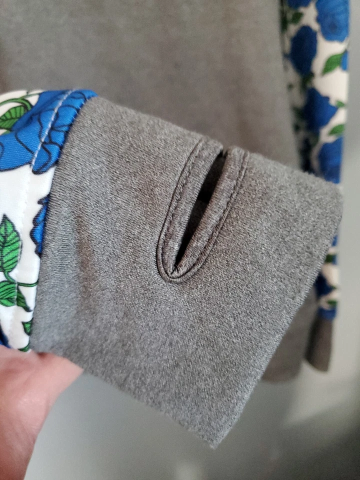 EMPYRE PULLOVER SUDADERA CON CAPUCHA Gris Bloque AZUL ROSAS Patinador Emo EXCELENTE ESTADO Med Foto 3 de 4