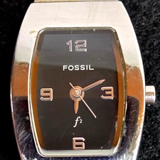 Fossil Women's 7" Silvertone Watch ES-9620 New Battery