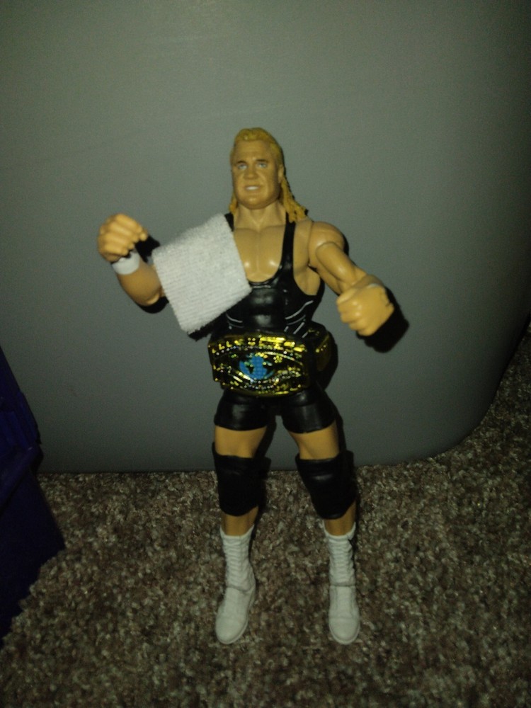 WWE Elite Collection RetroFest Mr. Perfect Action Figure Mattel WWF Belt & Towel