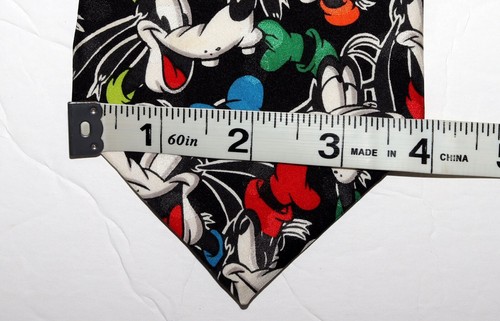 Vintage The Disney Store Character Tie All Over Goofy Print Neck Tie - Picture 7 of 7