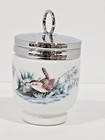 Vintage ~ Royal Worcester ~Porcelain Egg Coddler~Woodland Wren & Finch~England — photo 1