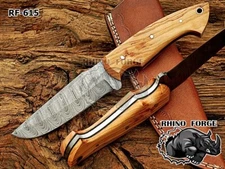 9" Handmade Damascus  Knife, Damascus Hunting Knife, Damascus Skinner Knife.