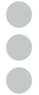 3'' Light Grey Gray Round Label Dots Stickers Color Coding Inventory 3 Inch Dot