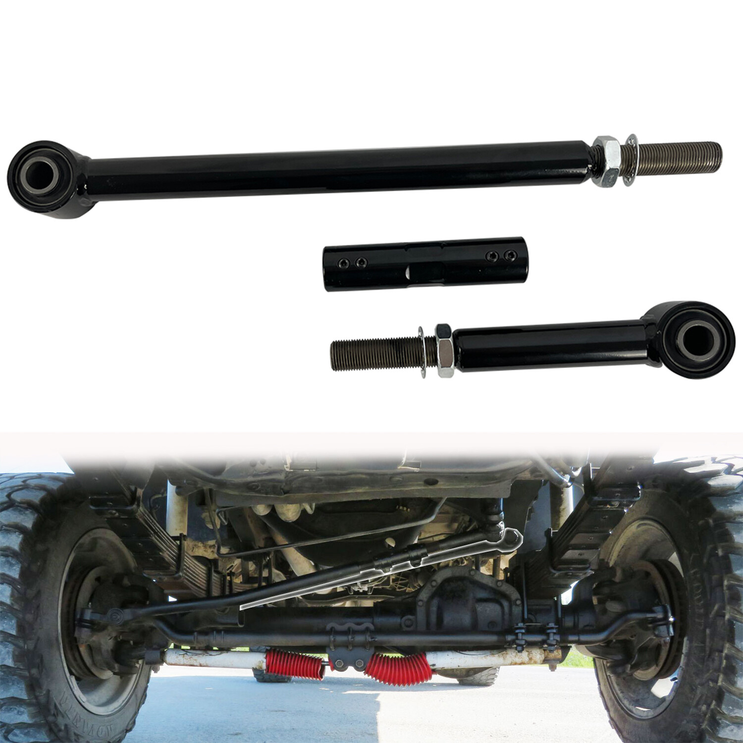for 19992004 F250 F350 2" 6" Lift Track Bar Track Panhard Bar