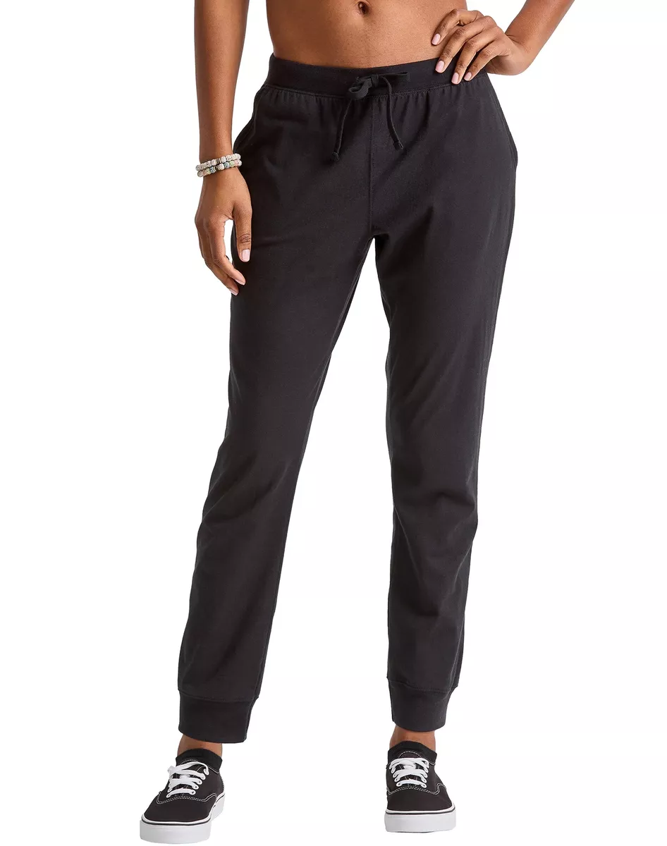 Hanes Womens Joggers Sweatpants Originals Lightweight Pockets