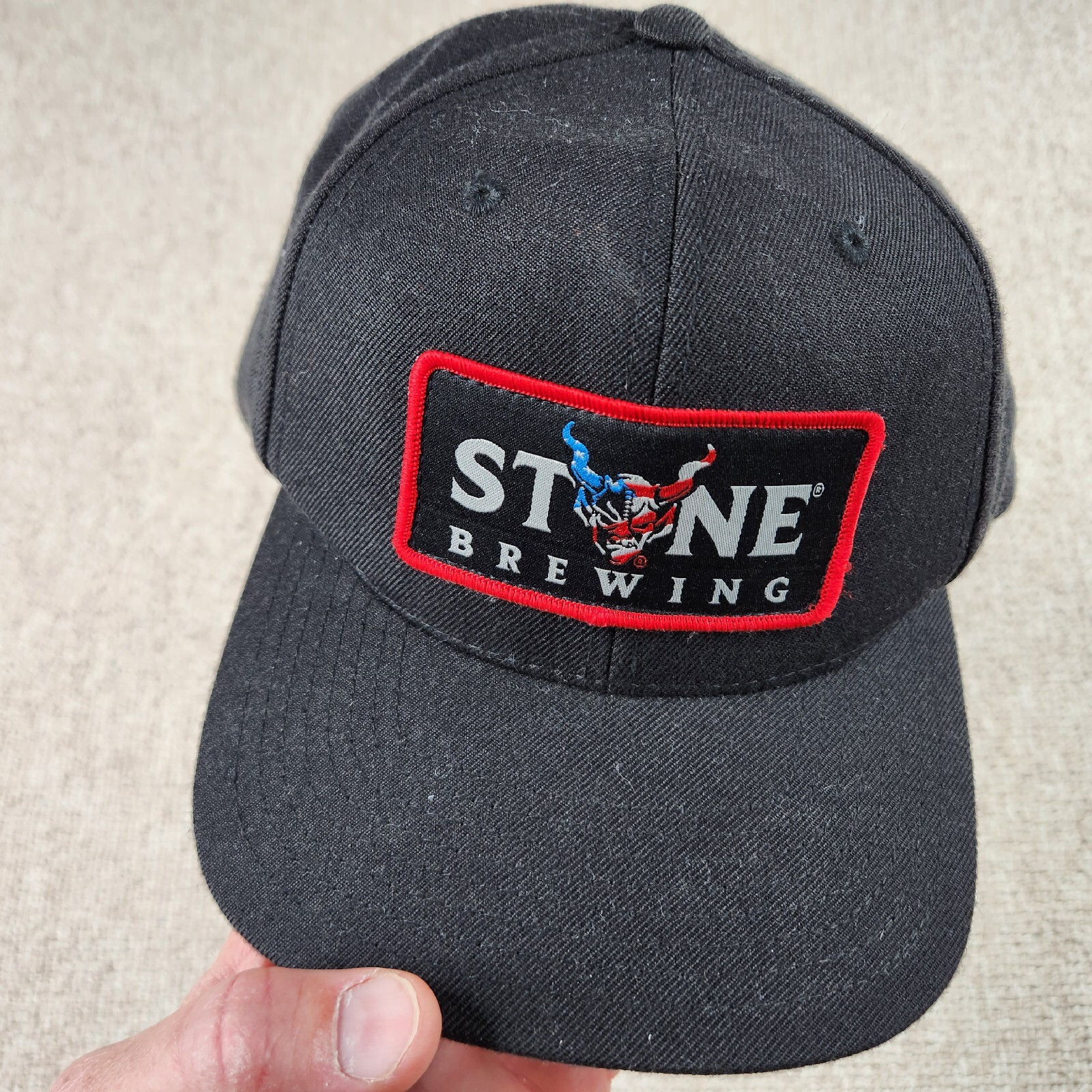 Satanic Beer Hat SATAN DEVIL HELL snapback Stone … - image 2