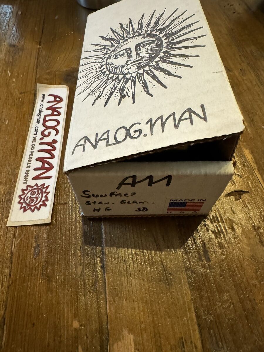 Analogman Sunface HG Fuzz Pedal - Germanium High Gain Analogman Sunface HG Fuzz Pedal - Germanium High Gain