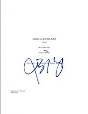 Jason Biggs Signed Autographed ORANGE IS THE NEW BLACK Pilot Script COA VD