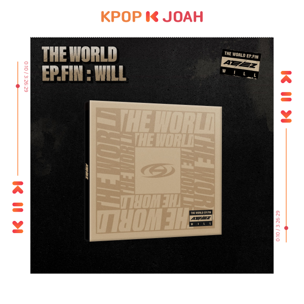 ATEEZ [THE WORLD EP.FIN:WILL] Album DIGIPAK Ver. CD+PhotoBook+Card