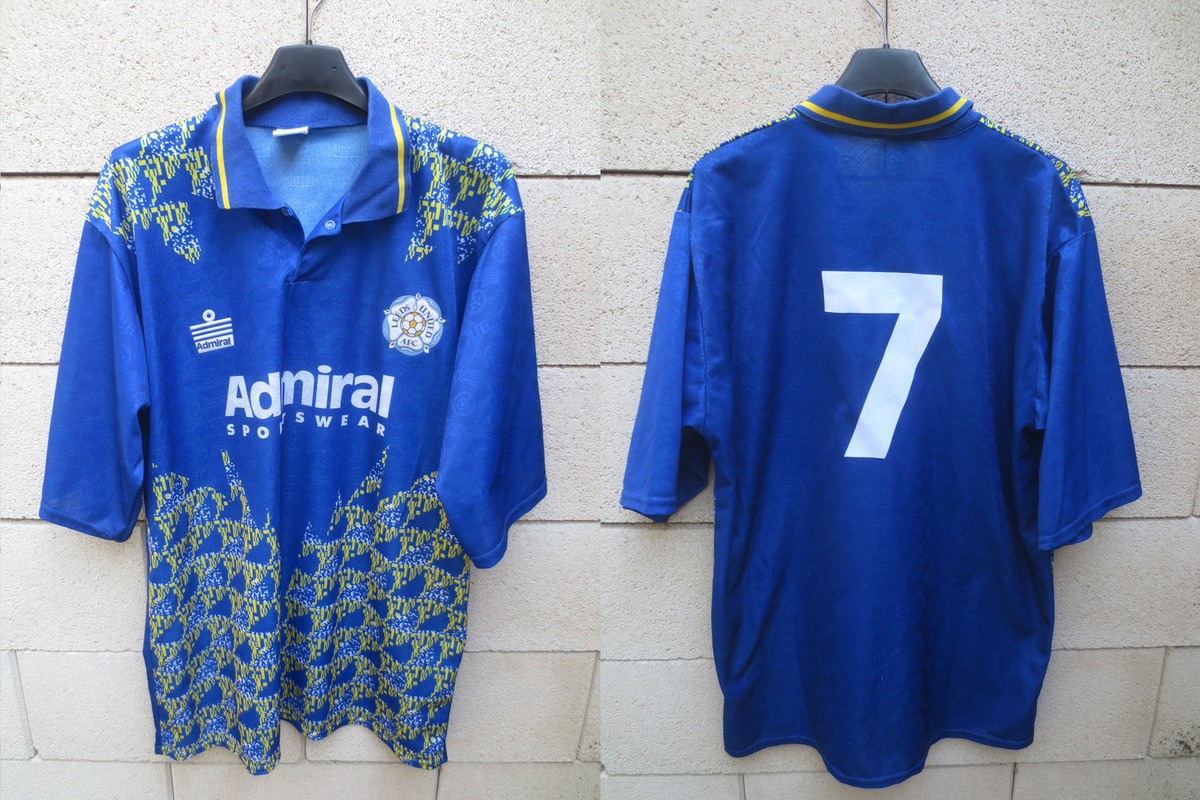 Maillot Domicile Leeds United 1992-1993 Admiral - Taille XL - Très Bon état