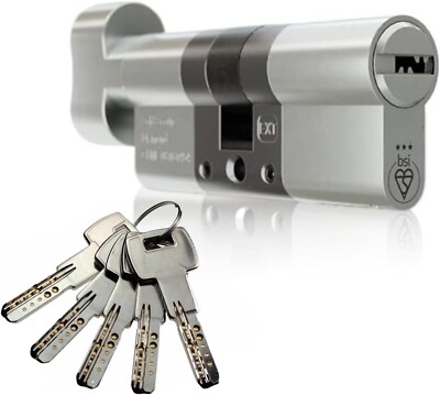 IRONWORX  Spectre Nickel 40mm (Drehung) / 50mm (Schlüssel) (90mm) Maximum-Security Polizei