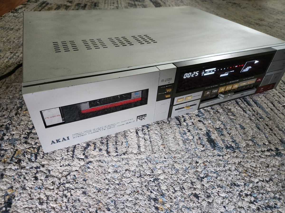 Vintage AKAI GX-7 3-head cassette deck - made in Japan | eBay