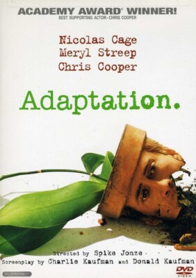 Adaptation (DVD, 2002) Ex Rental - **DISC ONLY - NO CASE**