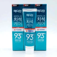 MEDIAN Dental IQ 93% Toothpaste 120gx3 4-Type Blue Red White Green Made in korea