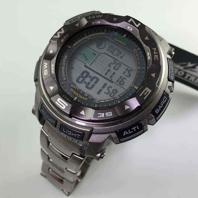 casio pathfinder solar watch