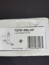 Delta T2797-RBLHP Cassidy Roman Tub Faucet Trim Less Handles , Venetian Bronze