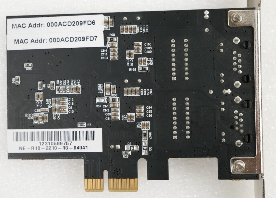 Rosewill PN408111EX2D Dual Port PCIe Network Card - Image 4 of 4