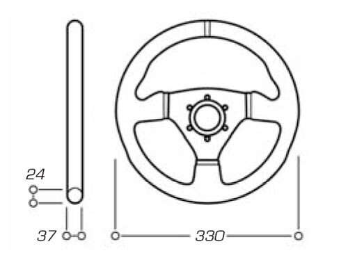 OMP TARGA VOLANTE CUERO GAMUZA 330 mm ACABADO ROJO Y LOGOTIPO! ¡EDICIÓN ESPECIAL! - Imagen 5 de 22
