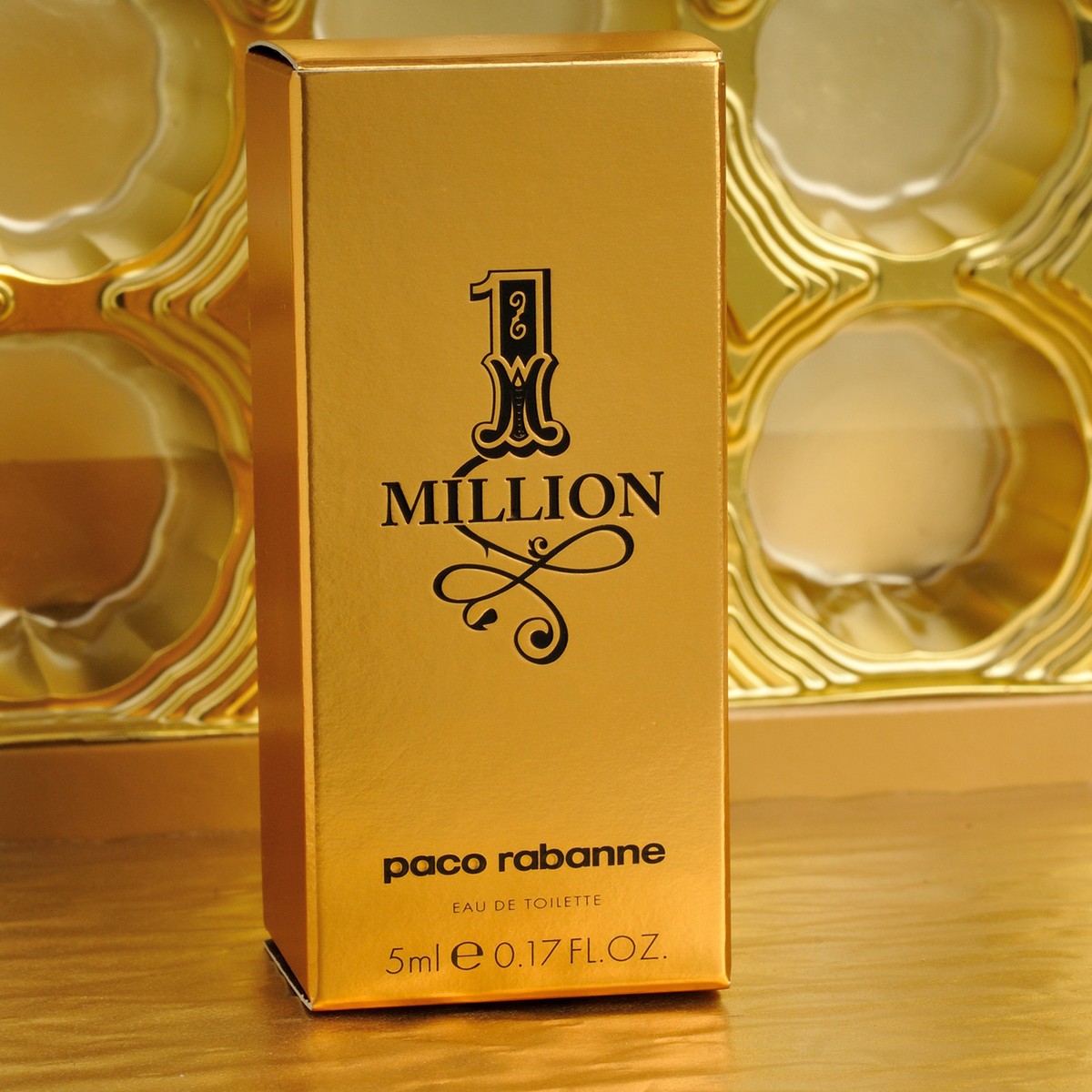 PACO RABANNE 1 MILLION EAU DE TOILETTE 5ml 0.17oz Mini Men PACO RABANNE 1 MILLION EAU DE TOILETTE 5ml 0.17oz Mini Men