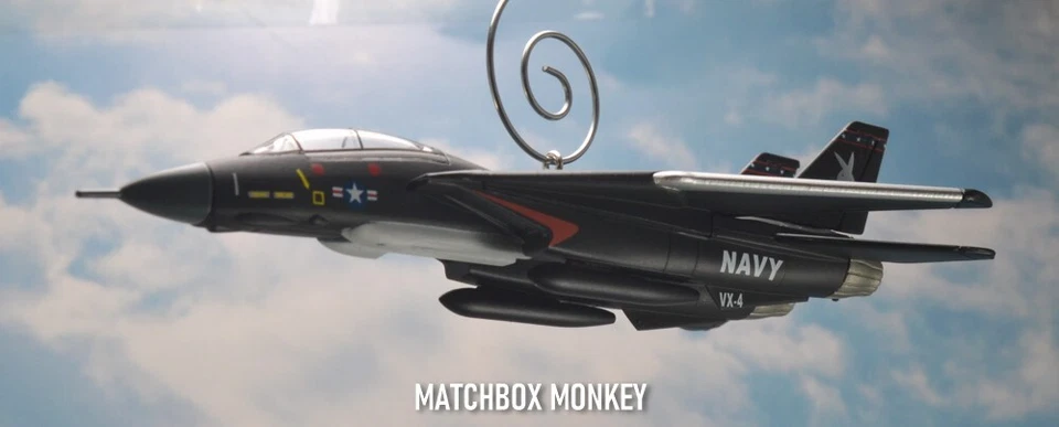 F-14A Tomcat VX-4 Black Bunny US Navy Jet Custom Christmas Tree Ornament Adorno - Image 3 of 4