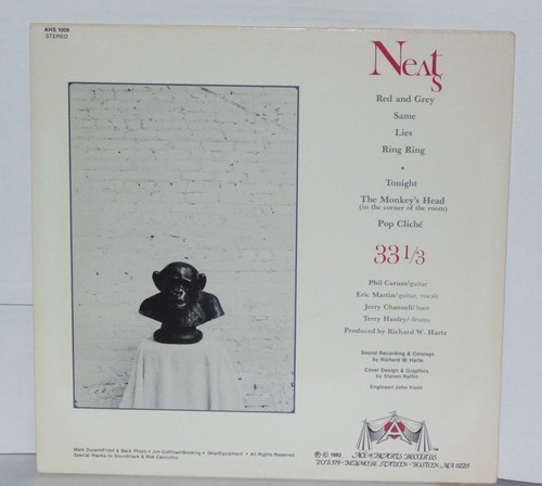 NEATS Monkey's Head In The Corner EP LP VG+ 1982 Ace Of Hearts AHS1009 Vinyl - Picture 3 of 3