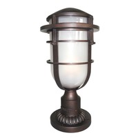 Hinkley Lighting Reef 1 Light Outdoor Pedestal Victorian Bronze Hk/reef3 Vz Hinkley Lighting Reef 1 Light Outdoor Pedestal Victorian Bronze Hk/reef3 Vz