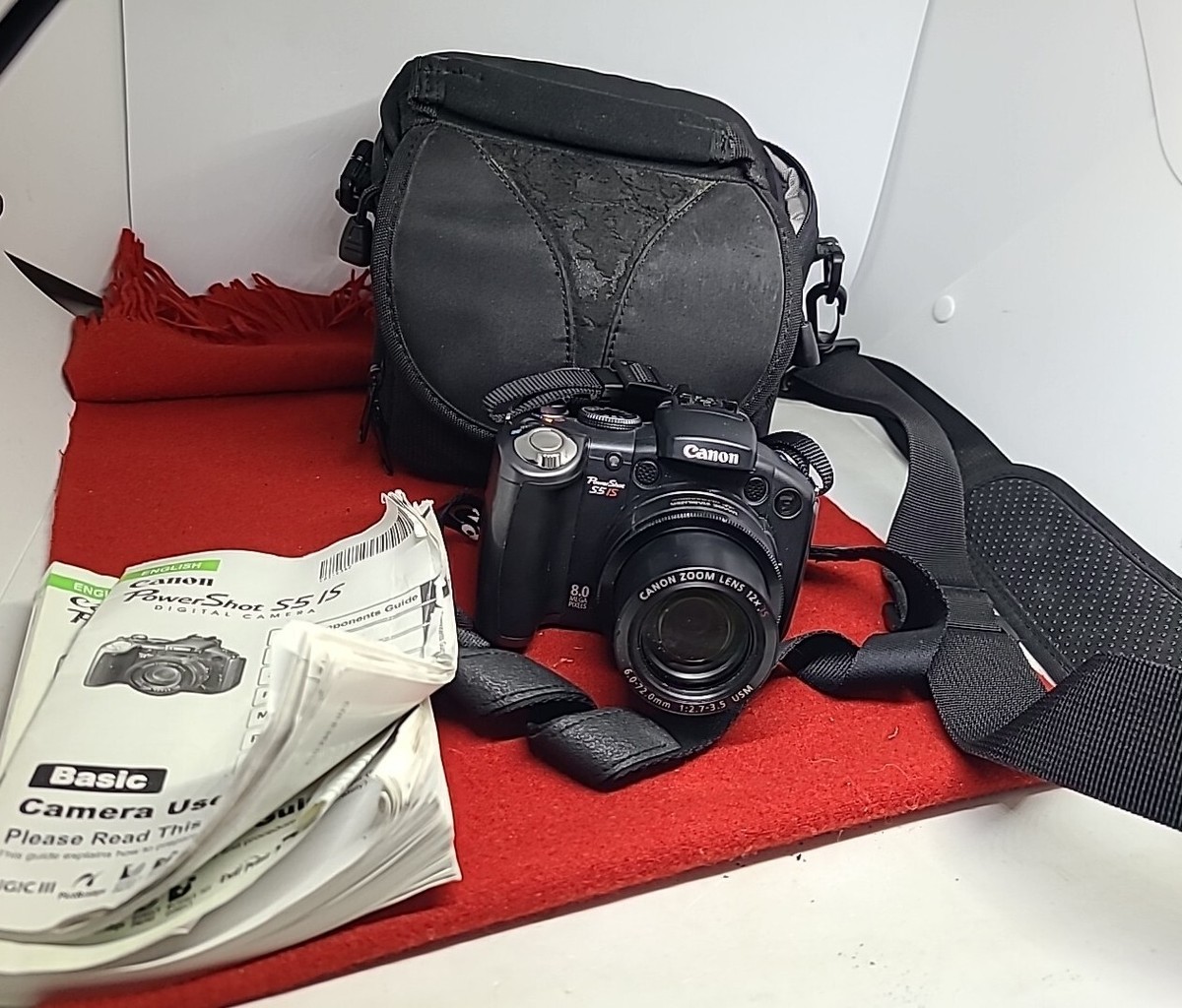 Canon PowerShot S5 IS 12X Zoom Flip Screen Digital Bridge