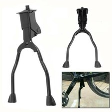 Center Mount Double Leg Bicycle Kickstand Adjustable Fits 26"-28" Mountain Bike