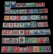 AUST BULK LOT MINT PRE DECIMAL COLLECTION X 163 ISSUES.ALL DIFFERENT FINE M H,