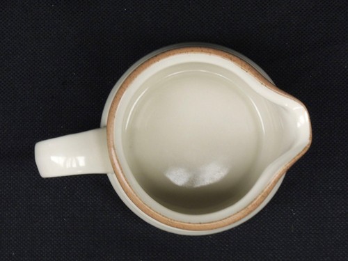 Noritake Stoneware Madera Ivory 8474 Gravy Boat Ivory With Brown Rim - Picture 5 of 7