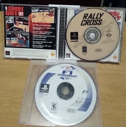 2 PS1 Racing Games Rally Cross & F1 Championship Saison 2000 nettoyés et vérifiés  - Photo 1/5