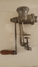Vintage Keystone #10 Meat Grinder Hand Crank Clamp Down C.I.Co. Boyertown PA USA