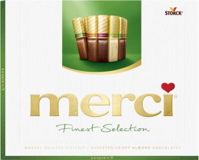 Merci Finest Selection Almond Crunch Variety | 8,8 Ounce Total /250 Gr
