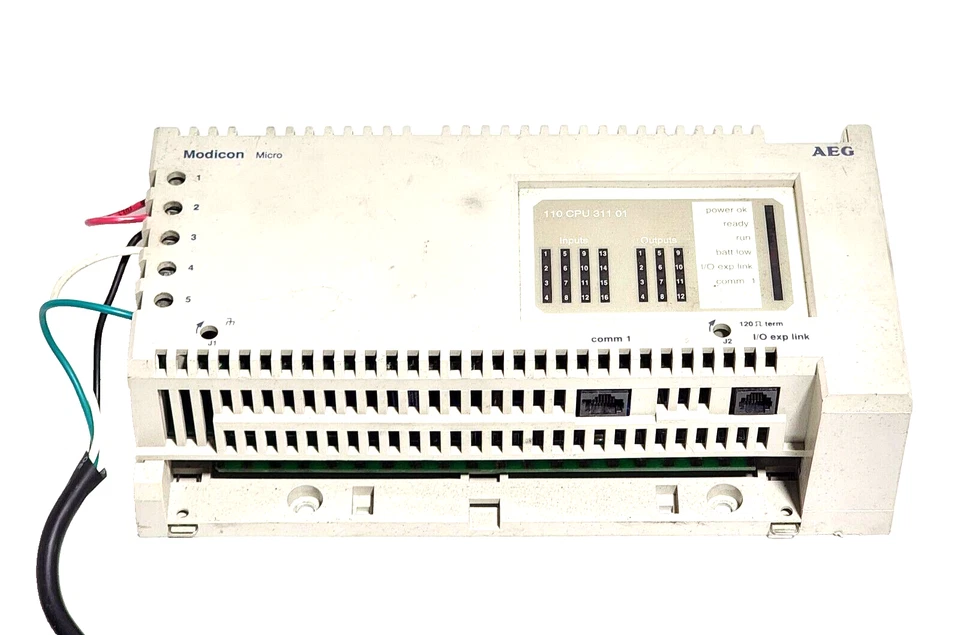 AEG 110 CPU 311 01 MODICON MICRO CPU 115VAC — 第 3/4 张图片