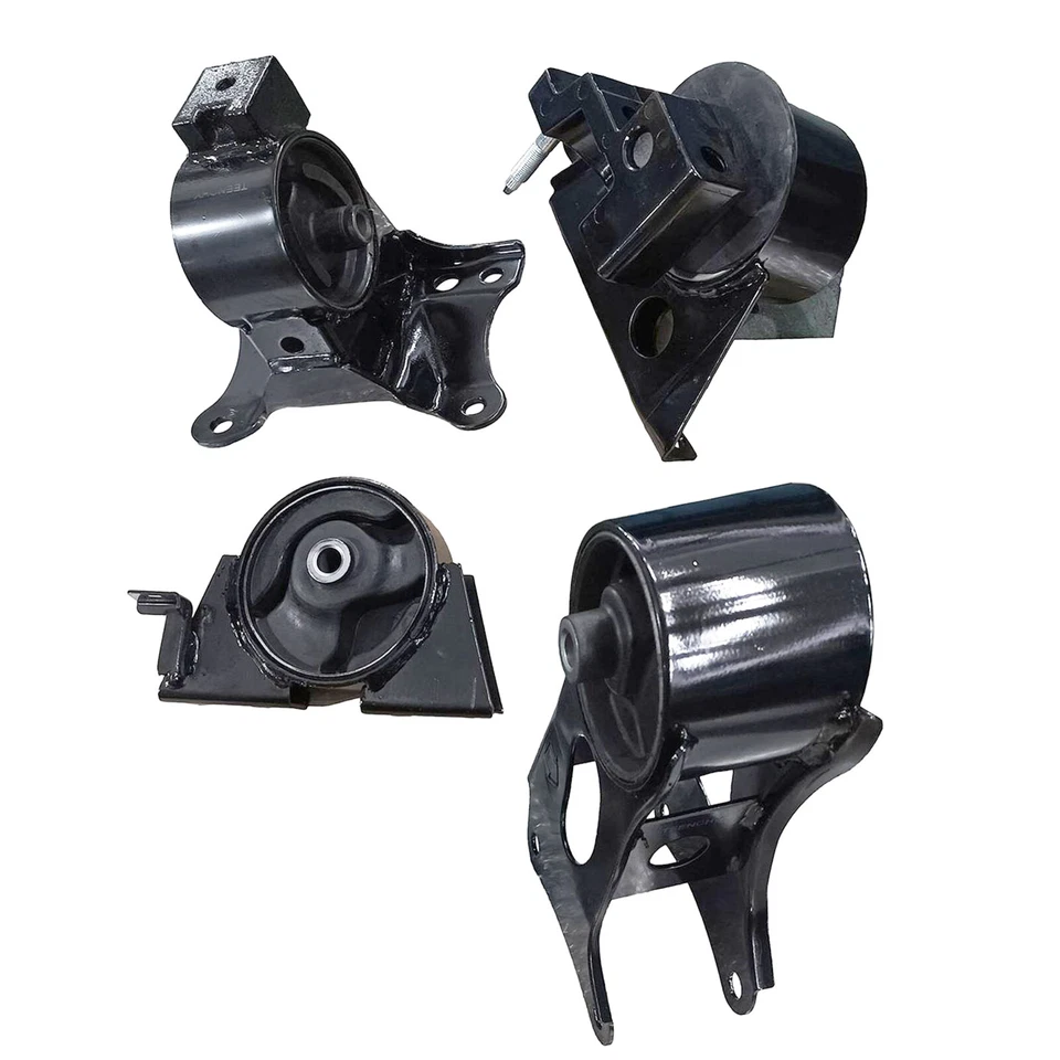 Montaje de motor y transmisión 4 piezas para Nissan X-Trail transmisión automática de 2,5 L 2002-2007 Foto 2 de 4