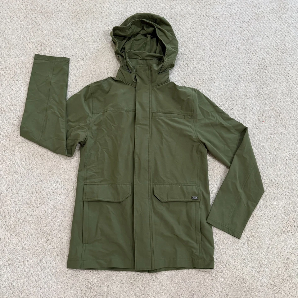 NWOT EMS Eastern Mountain Sports Men Size S Compass Utility Jacket Green Hooded - Image 4 of 4