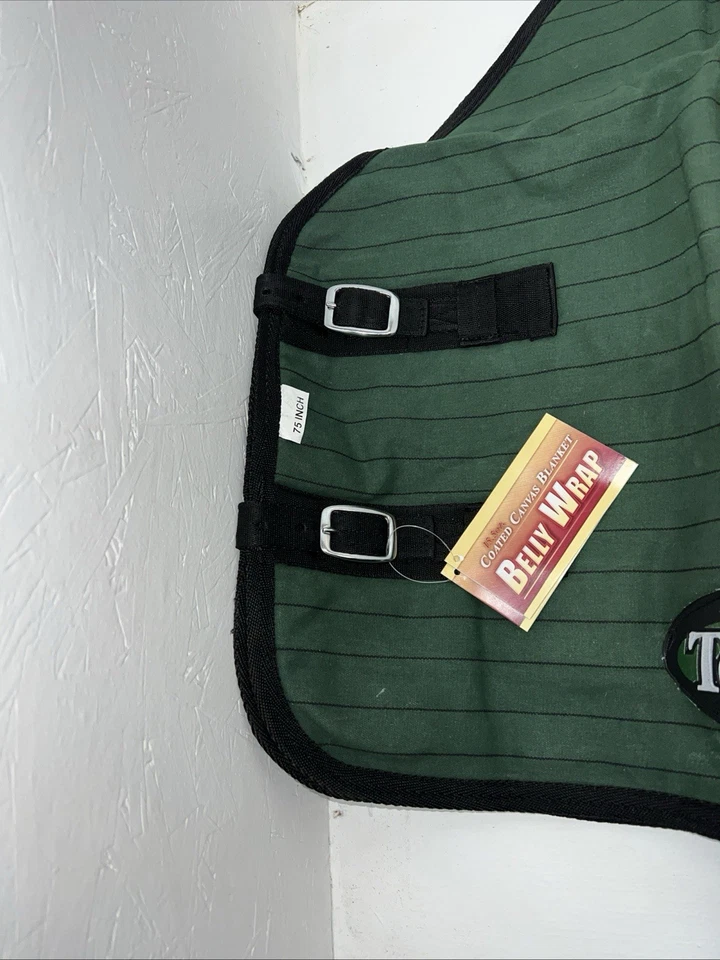 "Nueva manta de invierno para caballo de lona verde 75"" resistente 1 #32-170 QQ-8" Foto 2 de 4