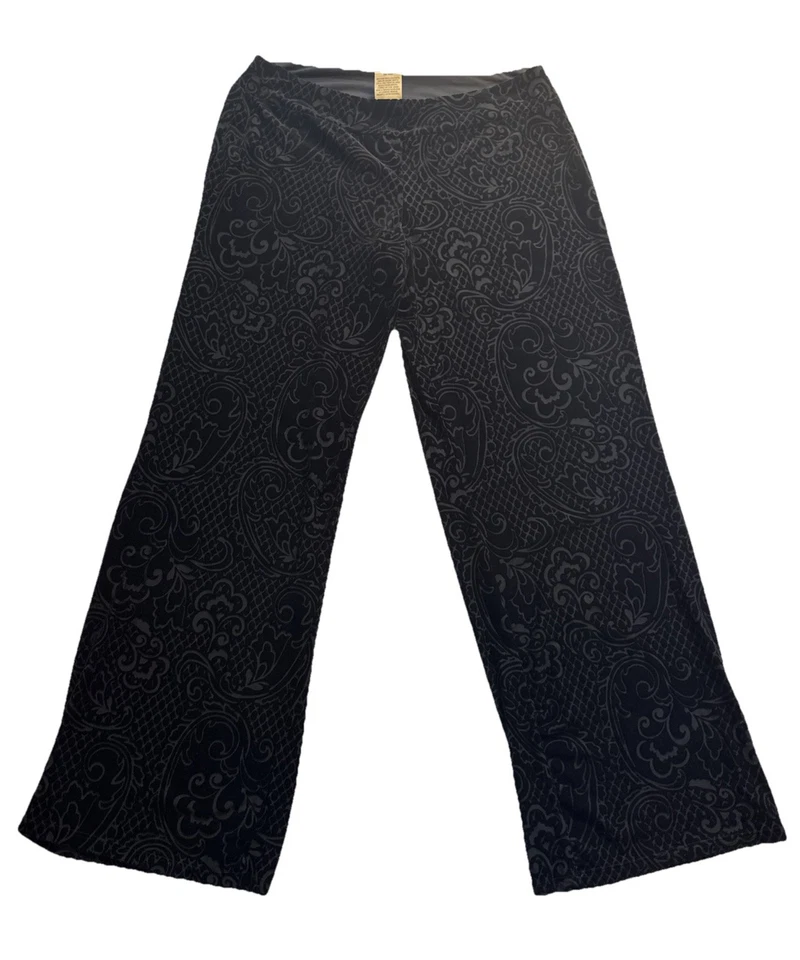 Soma Intimates Conjunto de Salón Mujer Pequeño Negro Terciopelo Burnout Babydoll Coqueta Foto 4 de 4