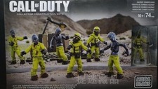 Hot Mega Bloks Construx Call of Duty CNC70 Hazmat Zombies Mob *New Sealed* Block