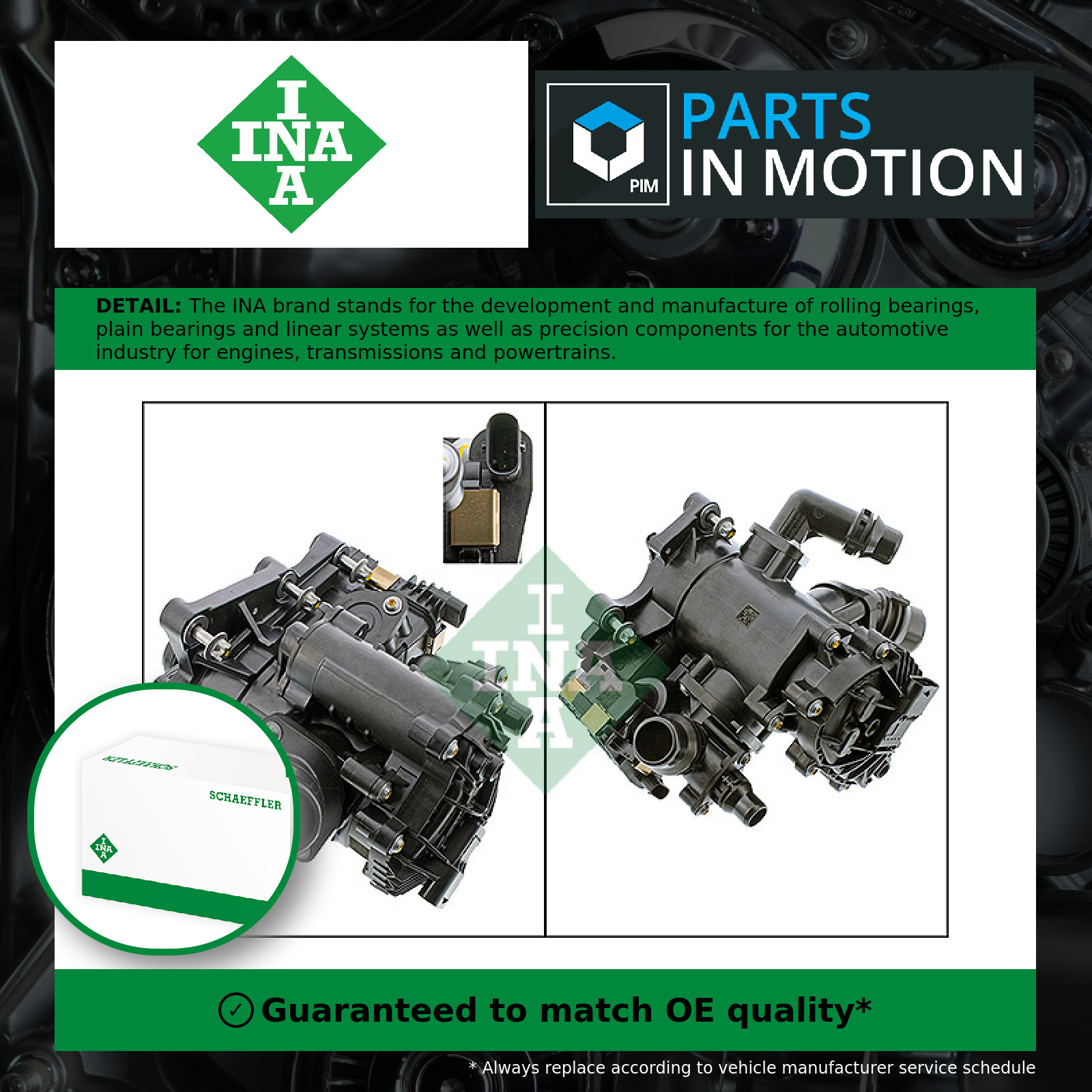 Fits INA 538 0810 10 Water Pump, engine cooling, Thermal management m ⭐UK Stock⭐ - Image 11