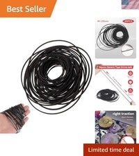 Brand New 50PCS RS Rubber Belts for Cassette Recorders 5.31" Black Durable