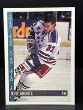 1992-93 O-Pee-Chee Tony Amonte . New York Rangers #155