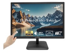 Dragolftie 19? Touchscreen Monitor HD 1440x900P Built In Speakers Touch Screen 
