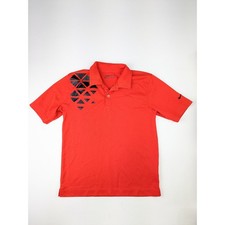 Nike Red Polo Golf Shirt - Medium Youth