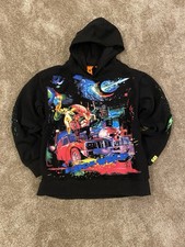 Juice WRLD 999 x Vlone Cosmic Legends Never Die Hoodie Black S