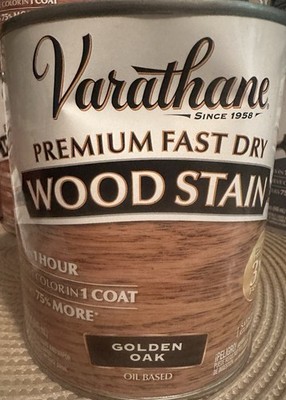Varathane Fast Drying Oil-Based Wood Stain Golden Oak 1 Quart