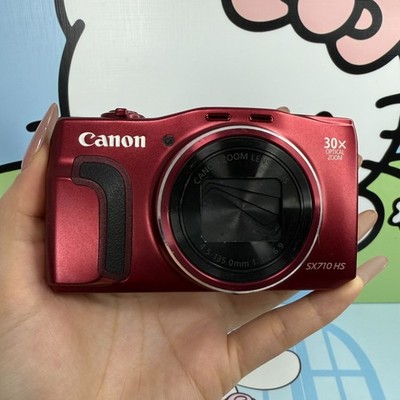 Canon PowerShot SX710 HS Digital Camera 20.3 MP 30x Optical Zoom Red Auto Focus