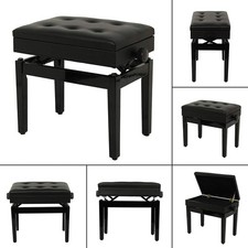 Adjustable Piano stool height piano wooden stool keyboard stool cushion seat