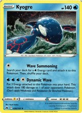 Kyogre 036/159 SWSH: Crown Zenith Holo for sale online | eBay