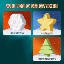 3PCS Christmas Moisturizing Bath Bombs Bath Bomb Kits Bubble Bath Bath Balls